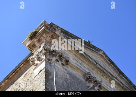 gronzjan,istrie,croatie,ville,église,clocher,église paroissiale,saint vitus Banque D'Images