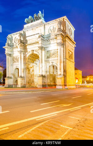 Victory Arch à Munich Banque D'Images