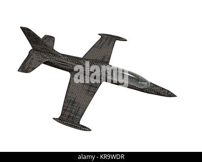 Aéronefs avec propulsion par hélice et par jet exemptés Banque D'Images