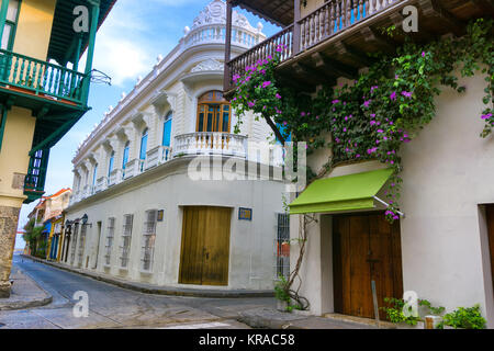 Belle architecture coloniale Banque D'Images