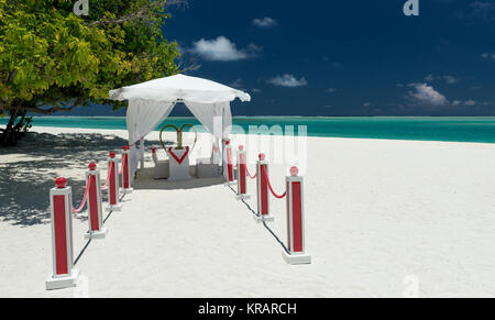 Mariage sur la plage Banque D'Images