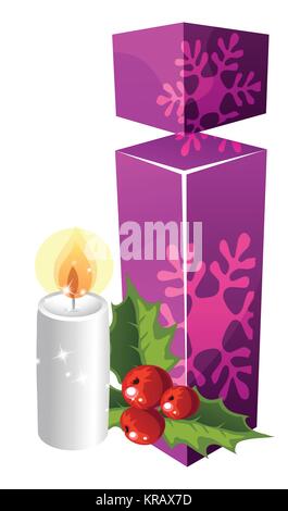 Thème de Noël font I Banque D'Images