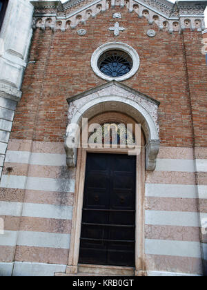 Venise - une charmante petite église à Dorsoduro Banque D'Images