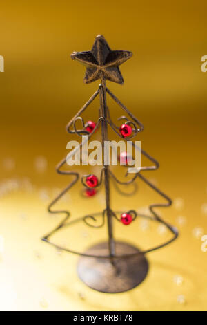 Arbre de Noël de fil Banque D'Images