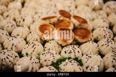 Raviolis à la vapeur Banque D'Images