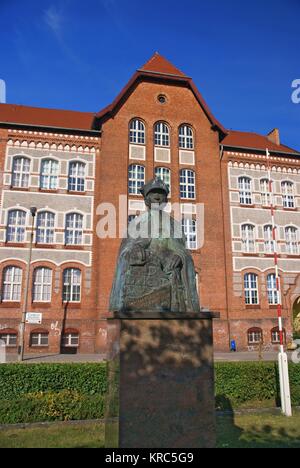 Monument de Witold Pilecki à Grudziadz, ville en voïvodie de Cujavie-Poméranie, Pologne. Banque D'Images