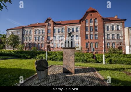 Monument de Witold Pilecki à Grudziadz, ville en voïvodie de Cujavie-Poméranie, Pologne. Banque D'Images