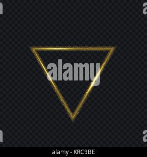 Emblème de l'étoile d'or Illustration de Vecteur