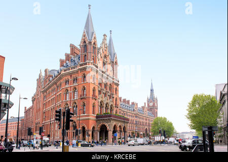 Hôtel Renaissance St Pancras à Londres Banque D'Images