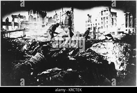 STALINGRAD STREET FIGHT Banque D'Images