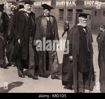 Andrew Carnegie à l'Université St Andrews, Écosse Banque D'Images