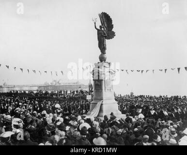 Inauguration du Mémorial Edward VII à Brighton et Hove Banque D'Images