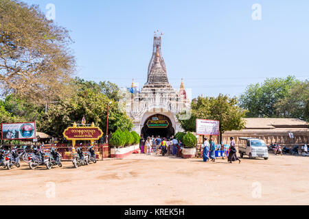 Temples onzième à la treizième siècle dans la beauté site de Bagan au Myanmar. Banque D'Images