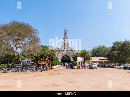 Temples onzième à la treizième siècle dans la beauté site de Bagan au Myanmar. Banque D'Images