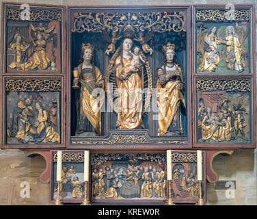 Kirchgattendorfer autel, Cathédrale de Bamberg, Bavière, Allemagne Banque D'Images