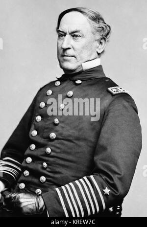 L'amiral David G. Farragut Banque D'Images