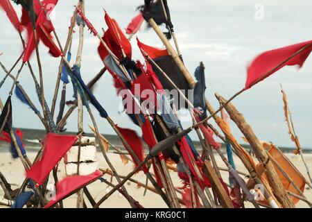 Pêche réseau sur la plage 2 Banque D'Images