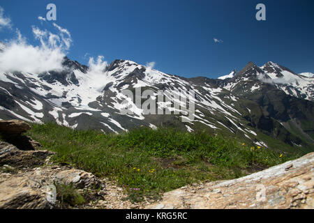 Großglockner Hochalpenstraße verbindet die als die beiden hochalpine Gebirgsstraße österreichischen Bundesländer Salzbourg et Carinthie. Banque D'Images