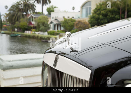 RollsRoyce Aube - Extérieur noir - Détail - Canals Banque D'Images