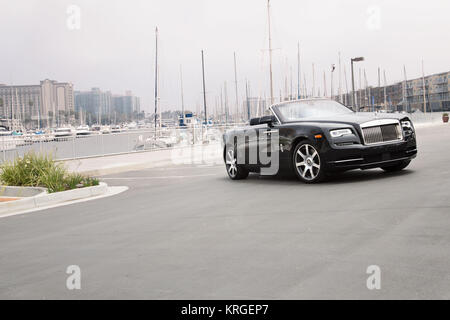 RollsRoyce Aube - Extérieur noir - Boatdock Banque D'Images