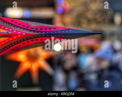 abstrait coloré hors de la mise au point de la lumière d'étoile Banque D'Images
