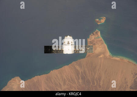 SpX-3 approches Dragon ISS.4 Banque D'Images