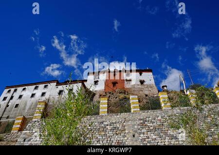 Monastère bouddhiste clés Kye Gompa plus grand monastère dans Spity Valley Himachal Pradesh, Inde Banque D'Images