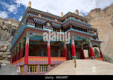 Le monastère de Sakya Kaza Tenggyu, Himachal Pradesh, Inde. Monastère récemment construit (2009) Banque D'Images