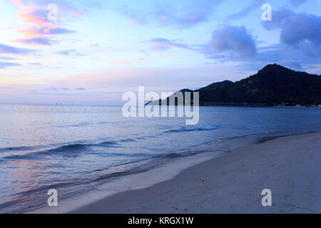 Matin sur la plage Banque D'Images