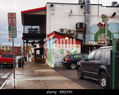 Syracuse, New York, USA. La Dinosaur Bar-B-Que. Banque D'Images