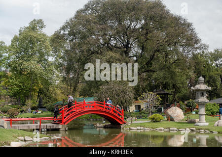 BUENOS AIRES, ARGENTINE - 20 septembre 2017 : les jardins japonais. Banque D'Images