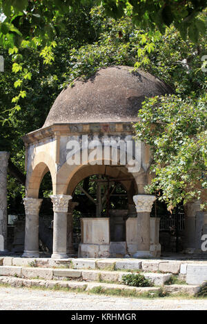 Le Centre de l'arbre Plan d'Hippocrate à Kos. Grèce Banque D'Images