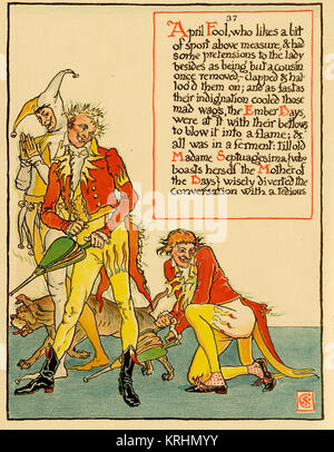 Les tribunaux d'imbécile d'avril Septembre Banque D'Images