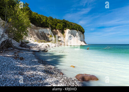 La côte de la mer Baltique sur l'île de rÃ¼gen Banque D'Images