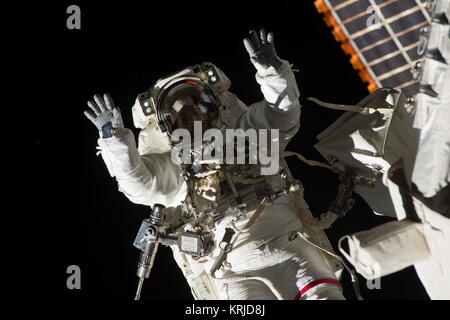 STS-133 EVA2 Steve Bowen 4 Banque D'Images