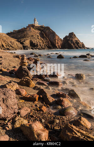 Corralete beach. Parc naturel de Cabo de Gata. L'Espagne. Banque D'Images