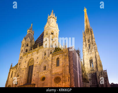 La cathédrale St Stephan à Vienne Banque D'Images