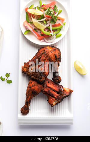 Assiette de poulet tandoori Banque D'Images