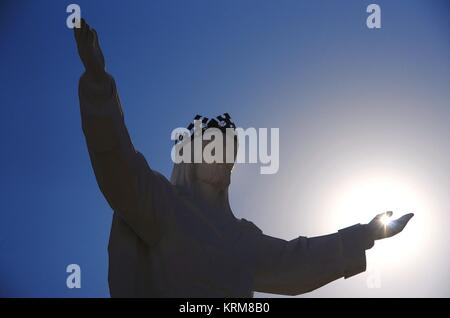 statue du roi du christ à swiebodzin pologne Banque D'Images