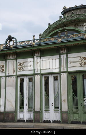 vienne,karlsplatz,otto wagner,pavillon,u4,station de métro,wiener stadtbahn,art nouveau Banque D'Images