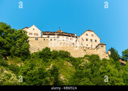 Le Château de Vaduz au Liechtenstein. Principauté de Liechtenstein est l'un des plus petits pays. C'est Banque D'Images