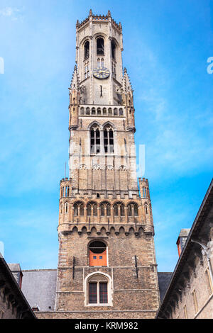 Belfort à Bruges Banque D'Images