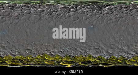 Ceres-DwarfPlanet-MercatorPIA20894-Map-HAMO-20160322 Banque D'Images