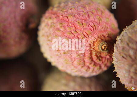 Close-up litchi Banque D'Images