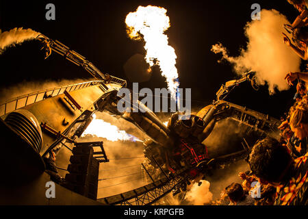 Glastonbury Festival 2017. Image crédit : Charlie Raven Banque D'Images