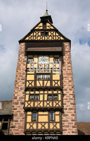 Dolder - tour-porte médiévale de Riquewihr Banque D'Images