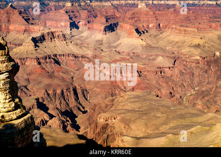 Gran Canyon prises à partir de la rive sud en hiver Banque D'Images