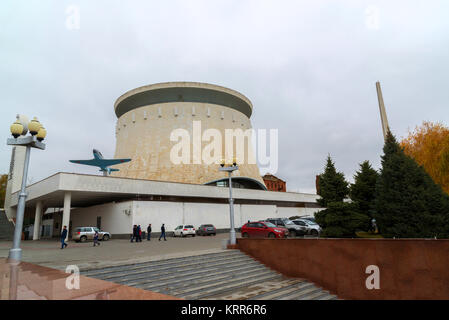 Volgograd, Russie - novembre 01,2016. Musée-graphique en secteurs de préserver de la bataille de Stalingrad. Banque D'Images