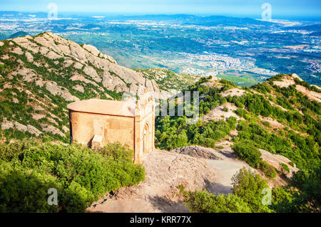 Ermita de Sant Joan à Montserrat, en Catalogne, Espagne Banque D'Images