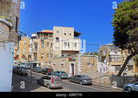 Haïfa, Israël - 18 septembre 2017 : Sur le sreet de Haïfa, Israël, Moyen Orient Banque D'Images